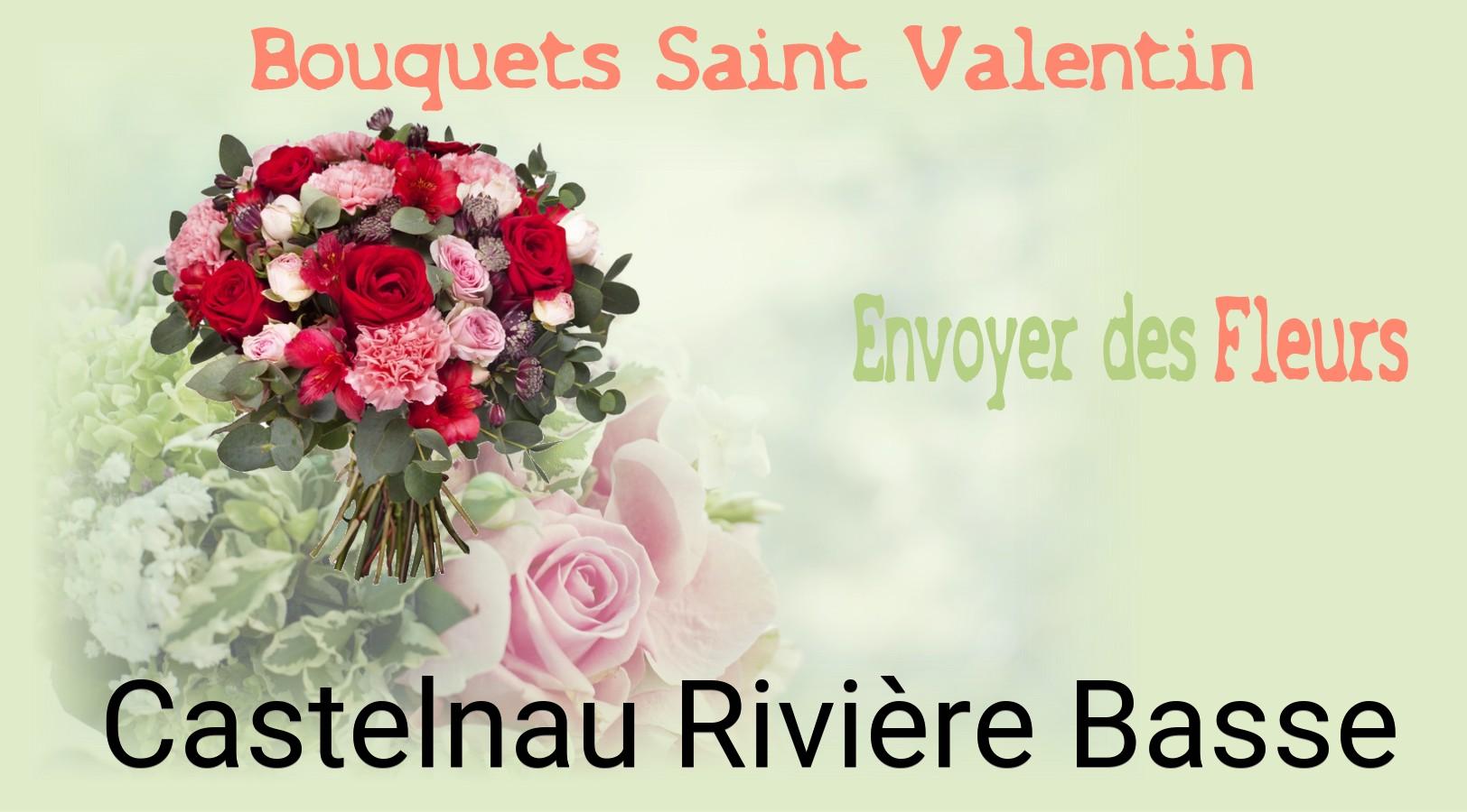Roses de Saint-Valentin livrées à Castelnau-Rivière-Basse